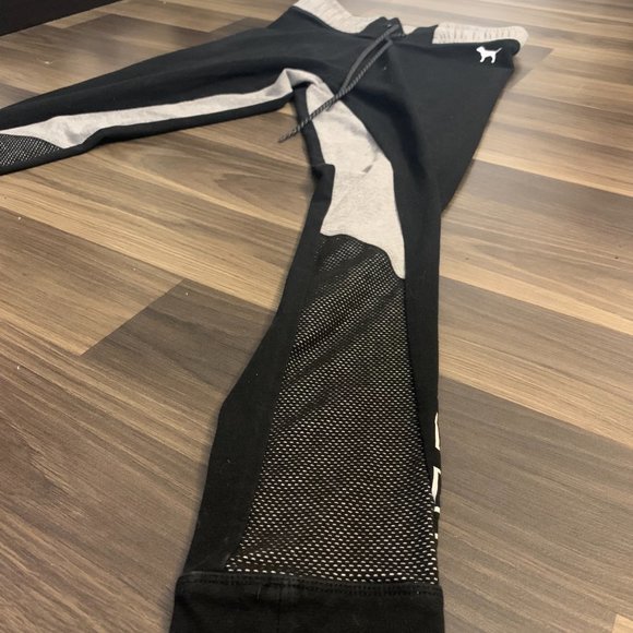 PINK Skinny Leg Mesh Detail Joggers - Picture 3 of 6